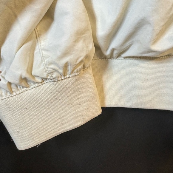 H&M White XL Bomber Jacket Zip - Picture 2 of 9